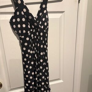 PrettyLittleThing Black and White Polka Dot Dress